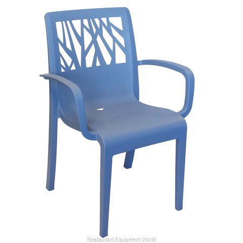 Grosfillex US211680 Chair, Armchair, Stacking, Outdoor