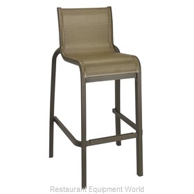 Grosfillex US300599 Bar Stool, Stacking, Outdoor