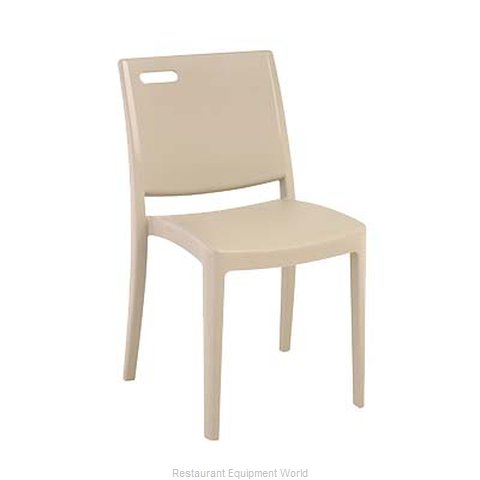 Grosfillex US356581 Chair, Side, Stacking, Outdoor (Magnified)