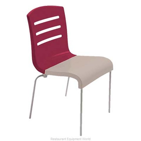 Grosfillex US410187 Chair, Side, Stacking, Indoor