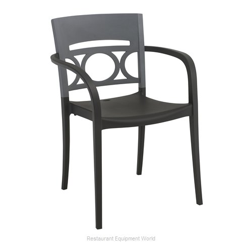 Grosfillex US556579 Chair, Armchair, Stacking, Outdoor