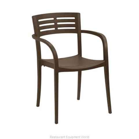 Grosfillex US633275 Chair, Armchair, Stacking, Outdoor