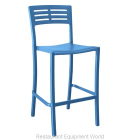Grosfillex US638680 Bar Stool, Stacking, Outdoor