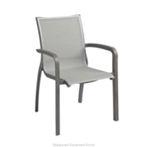 Grosfillex US644288 Chair, Armchair, Stacking, Outdoor