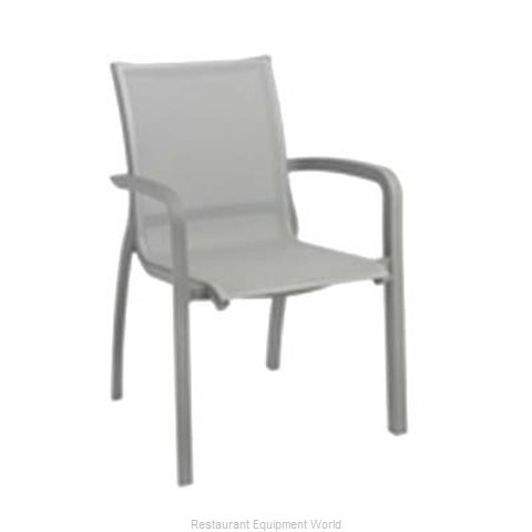 Grosfillex US644289 Chair, Armchair, Stacking, Outdoor