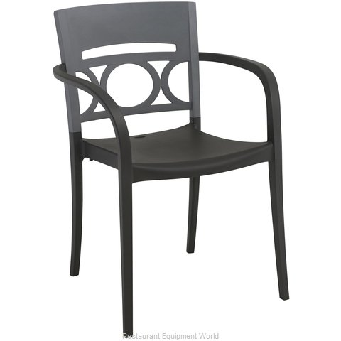 Grosfillex US652579 Chair, Armchair, Stacking, Outdoor