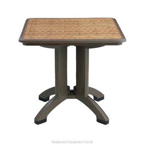 Grosfillex US743037 Folding Table, Outdoor