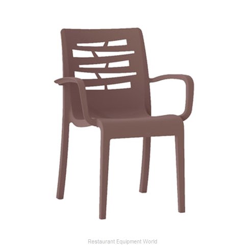 Grosfillex US811275 Chair, Armchair, Stacking, Outdoor