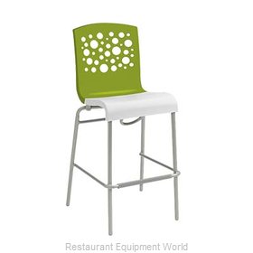 Grosfillex US836152 Bar Stool, Stacking, Indoor