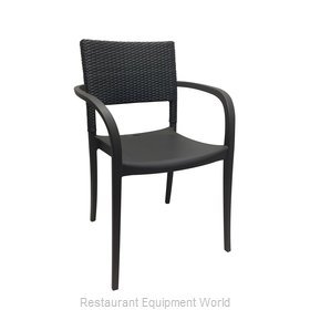 Grosfillex US926002 Chair, Armchair, Stacking, Outdoor