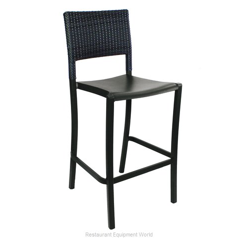 Grosfillex US927037 Bar Stool, Stacking, Outdoor (Magnified)