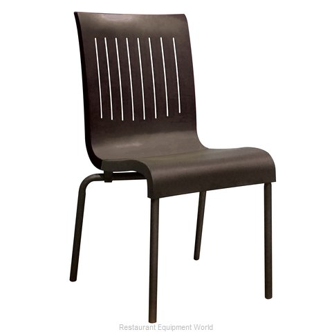 Grosfillex US928002 Chair, Side, Stacking, Outdoor