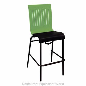 Grosfillex US929721 Bar Stool, Stacking, Outdoor