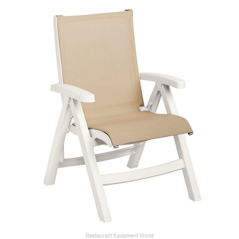 Grosfillex UT002004 Chair, Folding, Outdoor