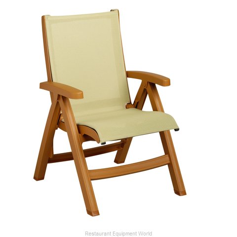 Grosfillex UT002008 Chair, Folding, Outdoor
