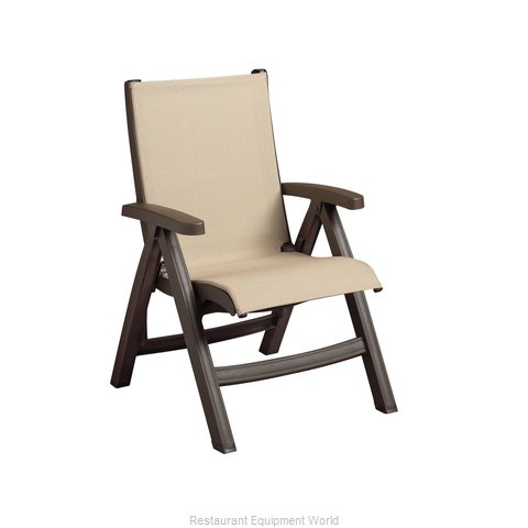Grosfillex UT002037 Chair, Folding, Outdoor