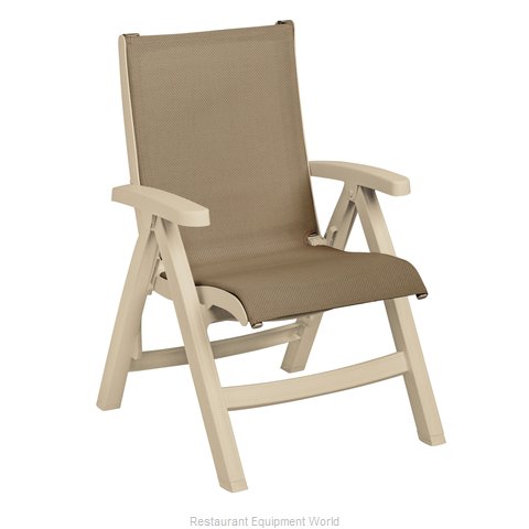 Grosfillex UT002066 Chair, Folding, Outdoor