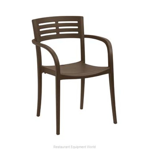 Grosfillex XA633275 Chair, Armchair, Stacking, Outdoor