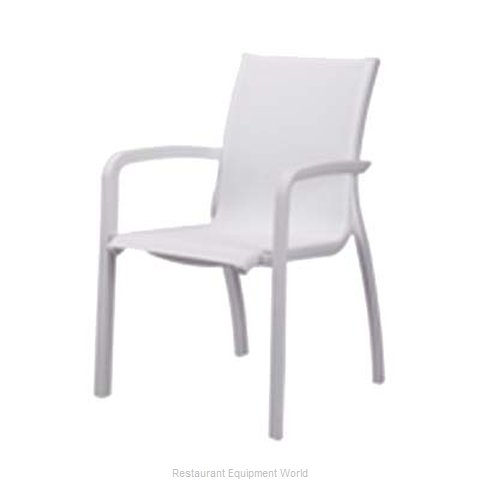 Grosfillex XA645096 Chair, Armchair, Stacking, Outdoor