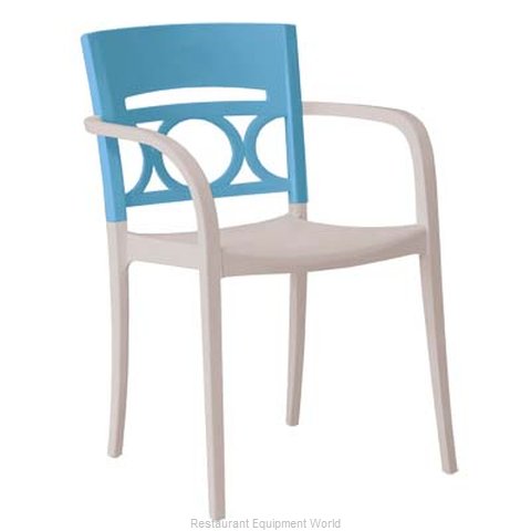 Grosfillex XA651196 Chair, Armchair, Stacking, Outdoor