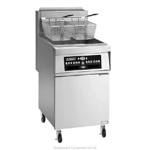 Hobart 1HG85CF-2-SBL Fryer Floor Model Gas Full Pot