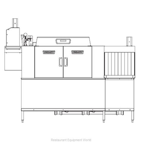 Hobart CLCS86ER+BUILDUP Dishwasher Conveyor Type