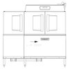 Hobart CLPS66EN-ADV+BUILDUP Dishwasher, Conveyor Type