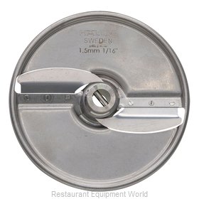 Hobart SLICE-1/16-SS Food Processor, Slicing Disc Plate