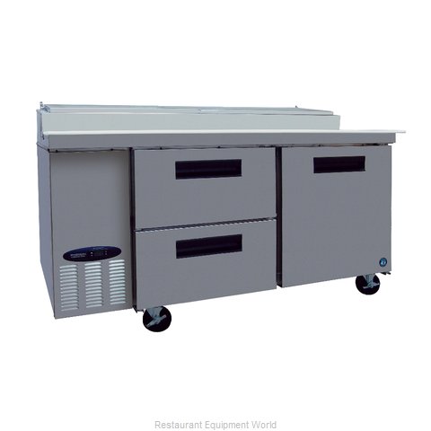 Hoshizaki CPT67-D2 Refrigerated Counter, Pizza Prep Table