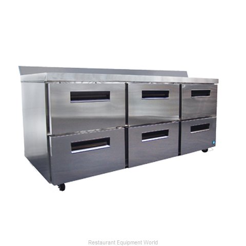 Hoshizaki CRMR72-WD6 Refrigerated Counter, Work Top