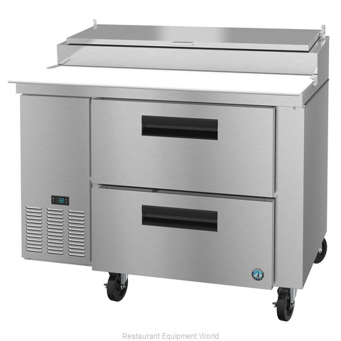 Hoshizaki PR46A-D2 Refrigerated Counter, Pizza Prep Table