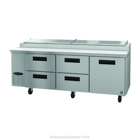 Hoshizaki PR93A-D4 Refrigerated Counter, Pizza Prep Table