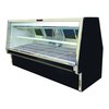 Vitrina de Vidrio Curvo, para Carne
 <br><span class=fgrey12>(Howard McCray R-CMS34E-12-BE-LED Display Case, Red Meat Deli)</span>