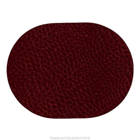 Risch PLACEMATOVAL 17X13 CROC WINE Placemat