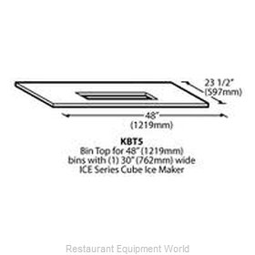 Ice-O-Matic KBT5 Ice Bin Top