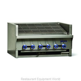 Imperial IAB-36 Charbroiler, Gas, Countertop