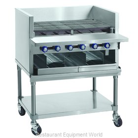 Imperial IABA-60 Charbroiler, Gas, Countertop