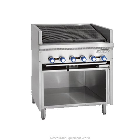 Imperial IABF-24 Charbroiler, Gas, Floor Model