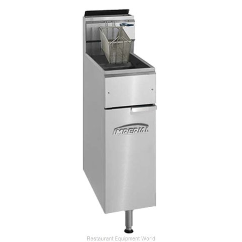 Imperial IFS-25 Fryer, Gas, Floor Model, Full Pot