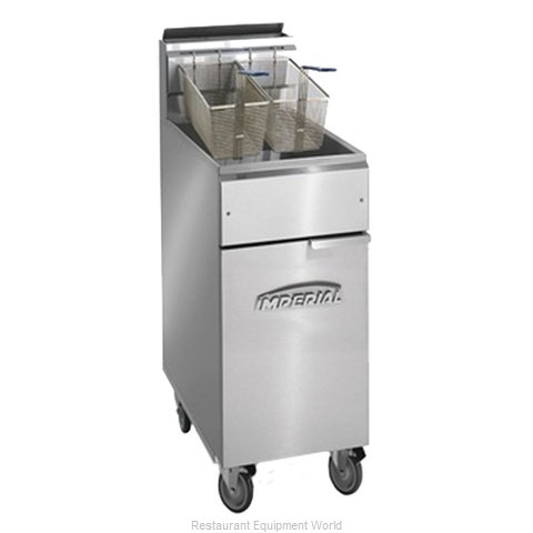 Imperial IFS-40-OP Fryer, Gas, Floor Model, Full Pot