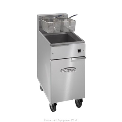 Imperial IFS-50-E Fryer, Electric, Floor Model, Full Pot