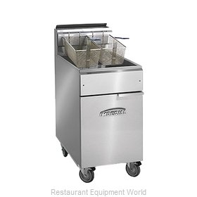 Imperial IFS-75-OP Fryer, Gas, Floor Model, Full Pot