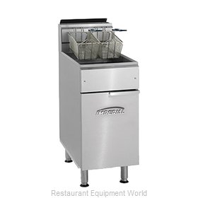 Imperial IFS-75 Fryer, Gas, Floor Model, Full Pot