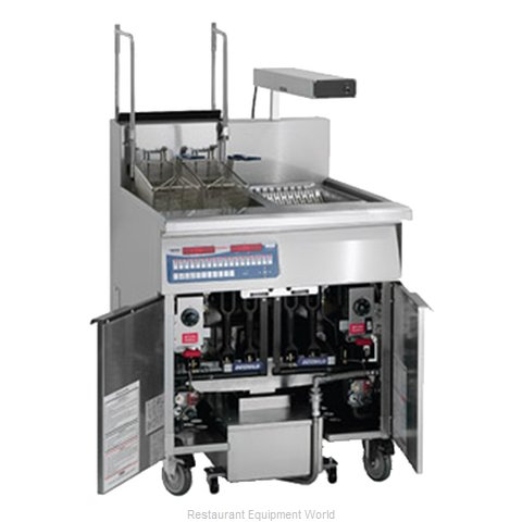 Imperial IFSCB-150-OP-T Fryer, Gas, Floor Model, Full Pot