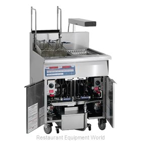 Imperial IFSCB-150-OP Fryer, Gas, Floor Model, Full Pot