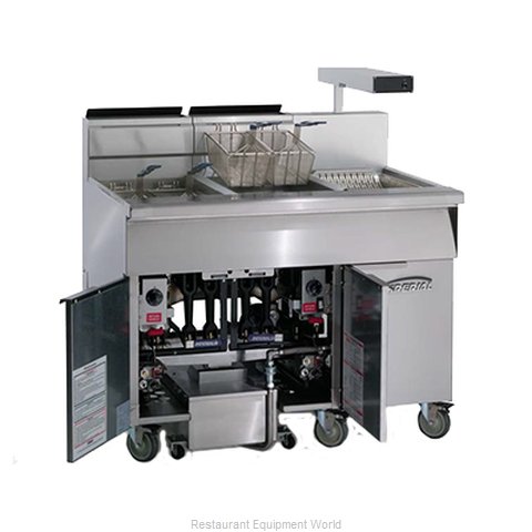 Imperial IFSCB-350T Fryer, Gas, Multiple Battery