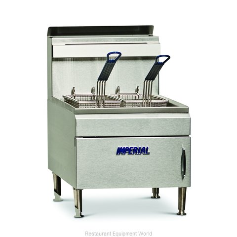 Imperial IFST-25 Fryer, Gas, Countertop Full Pot