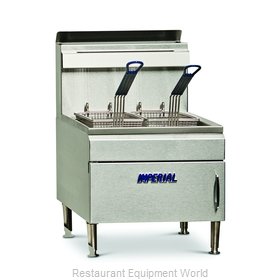 Imperial IFST-25 Fryer, Gas, Countertop Full Pot