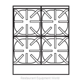 Imperial IHPA-4-24 Hotplate, Countertop, Gas