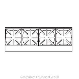 Imperial IHPA-4-48 Hotplate, Countertop, Gas